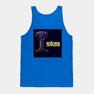 Mighty Mjolnir Thor Hammer Norse Tank Top